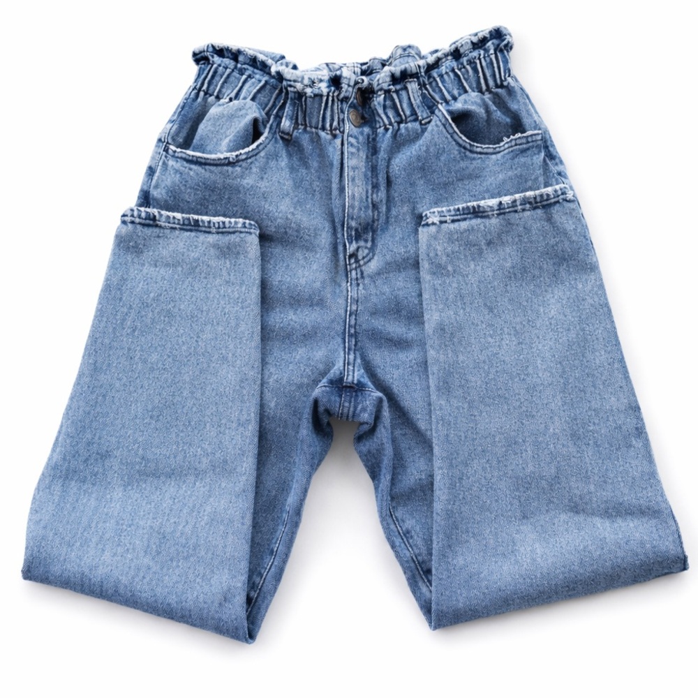 Wild Fable Light Blue High Rise distressed Jeans - Picture 5 of 15